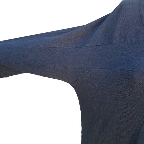 Nude Masahiko Maruyama Pullover Unisex Black Linen Knit - Picture 4 of 10